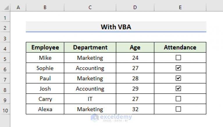 how-to-add-checkbox-in-excel-without-using-developer-tab-3-methods