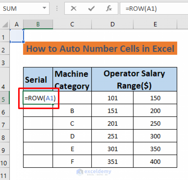 how-to-auto-number-cells-in-excel-10-methods