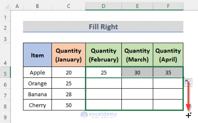 How to Copy a Formula across Multiple Rows in Excel (5 Ways)