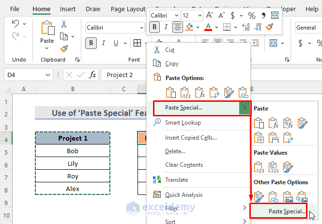 How To Copy And Paste In Excel And Keep Cell Size 7 Examples 