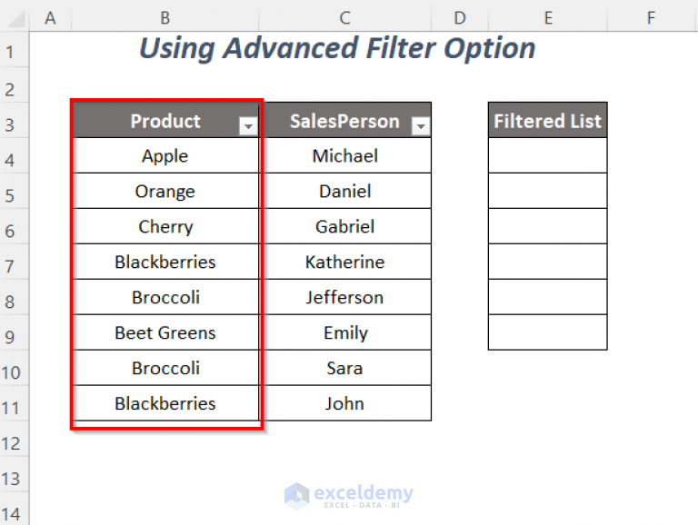 how-to-copy-filter-drop-down-list-in-excel-5-ways-exceldemy