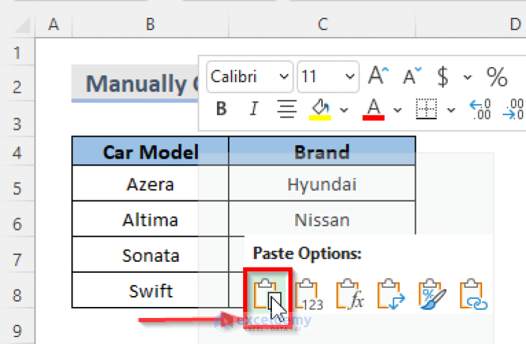 How To Copy Multiple Cells To Another Sheet In Excel 9 Methods 4119