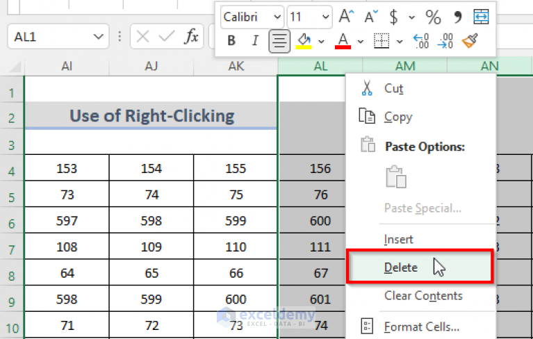 How To Delete Columns In Excel That Go On Forever 6 Ways 5597