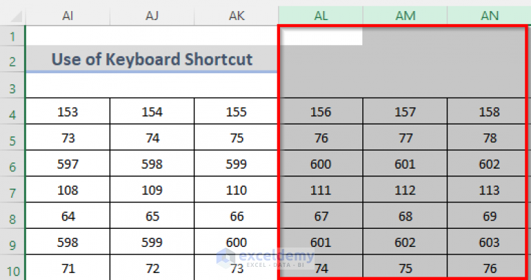 How To Delete Columns In Excel That Go On Forever