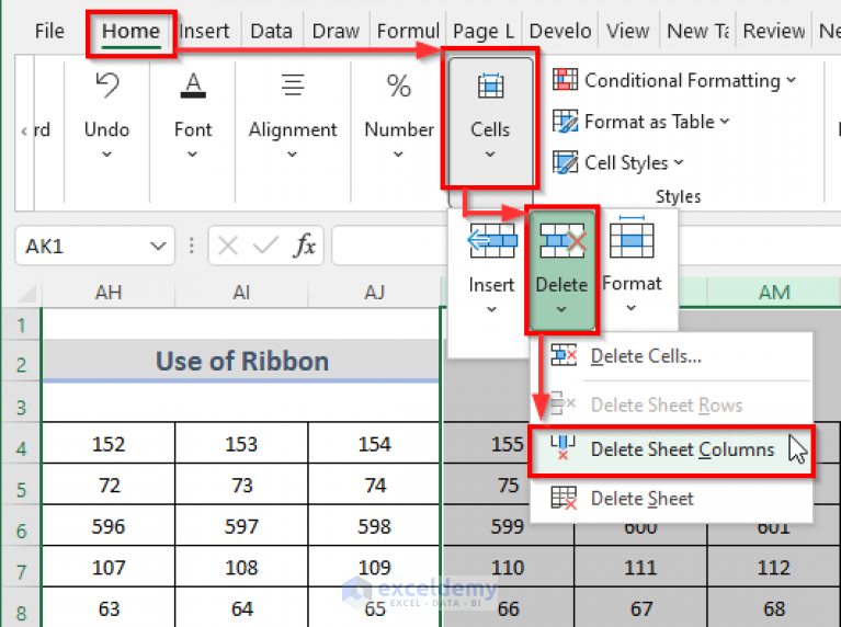 how-to-delete-columns-in-excel-that-go-on-forever-6-ways