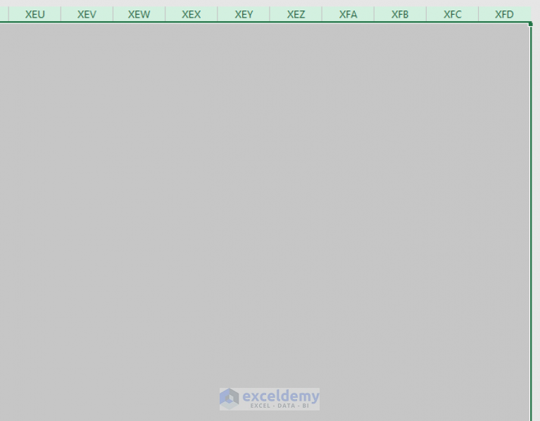 how-to-delete-infinite-columns-in-excel-4-methods-exceldemy