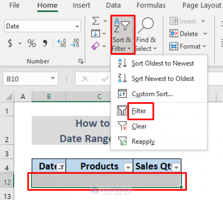 how-to-filter-date-range-in-excel-5-easy-methods