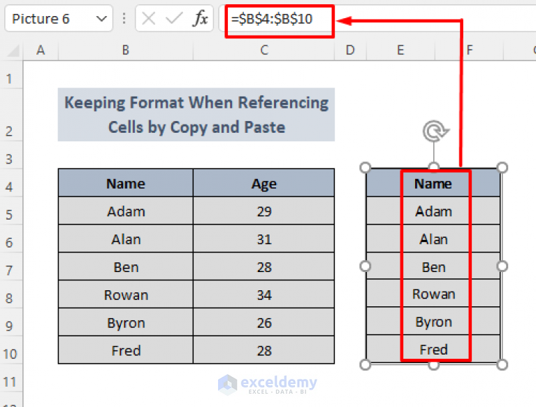 How To Keep Formatting In Excel When Referencing Cells 2 Methods 