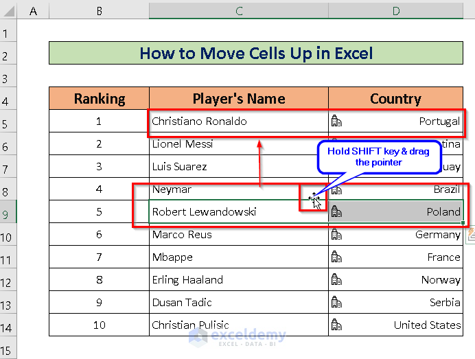 how-to-move-cells-up-in-excel-3-easy-ways-exceldemy