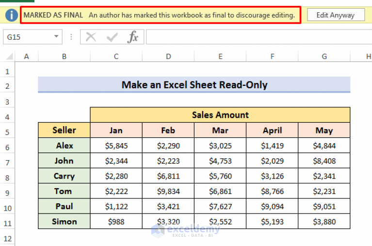 How to Protect Excel Sheet from Copy-Paste (4 Effective Ways)