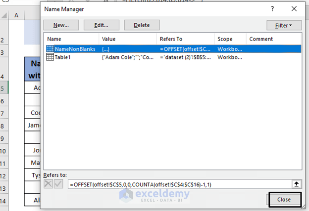 How To Remove Blanks From Data Validation List In Excel 5 Methods 