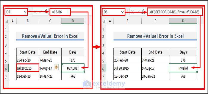 how-to-remove-value-error-in-excel-4-quick-methods-exceldemy