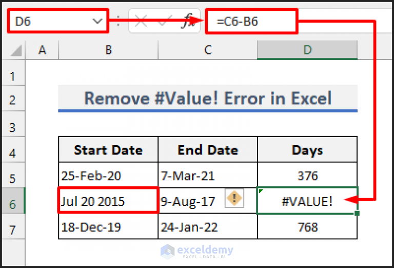 how-to-remove-value-error-in-excel-4-quick-methods-exceldemy