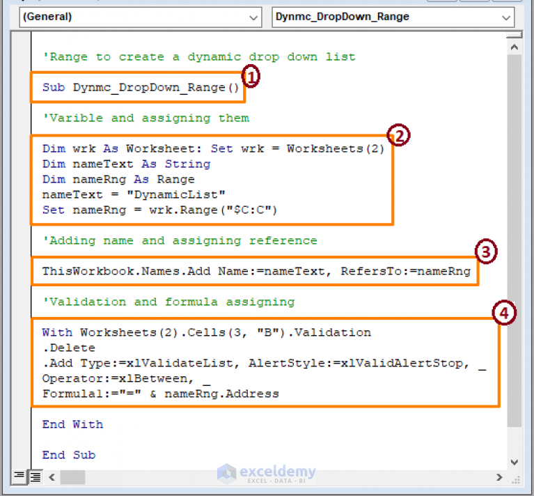 how-to-create-dynamic-drop-down-list-using-vba-in-excel-exceldemy