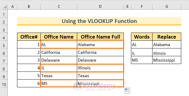 how-to-find-and-replace-multiple-words-at-once-in-excel-7-methods