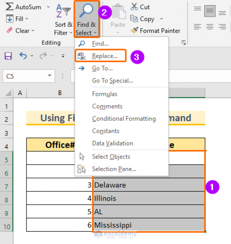 how-to-find-and-replace-multiple-words-at-once-in-excel-7-methods