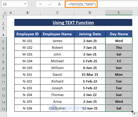 How To Convert Date To Day Of Year In Excel 4 Methods ExcelDemy