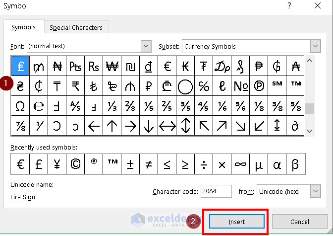 how-to-add-currency-symbol-in-excel-6-ways-exceldemy