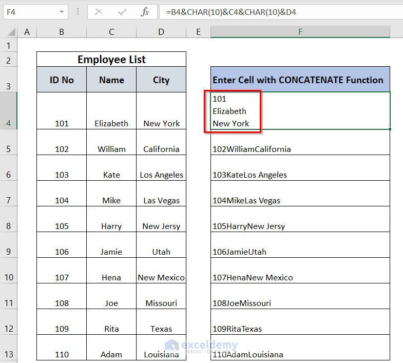 How to Enter within a Cell in Excel 5 Methods ExcelDemy