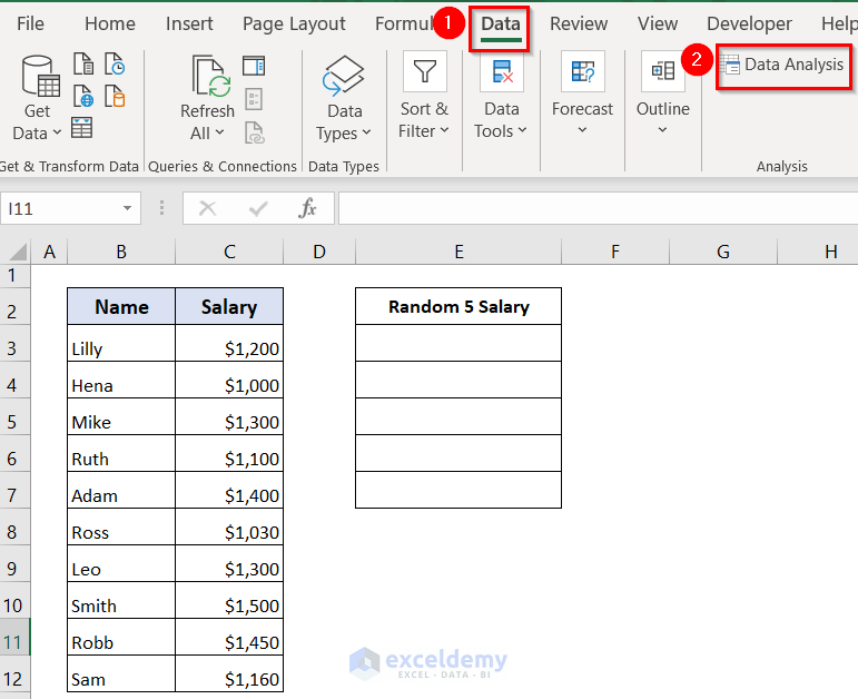 How To Select Random Sample In Excel Earn Excel