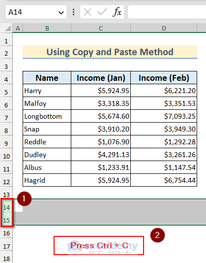 How To Add Multiple Rows And Columns In Excel 4 Examples 2077