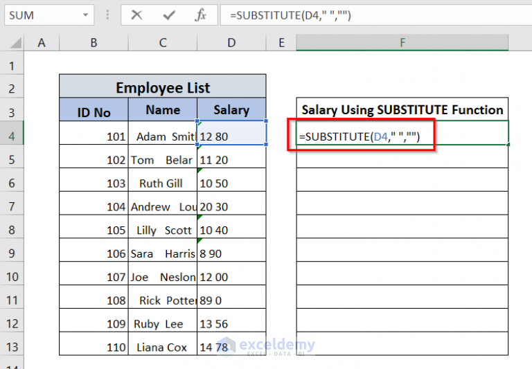 How To Find And Replace Space In Excel 5 Methods ExcelDemy