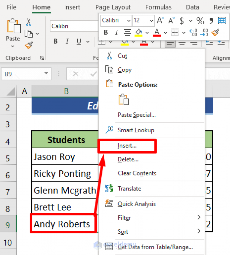 How To Edit Name Box In Excel (Edit, Change Range And Delete)