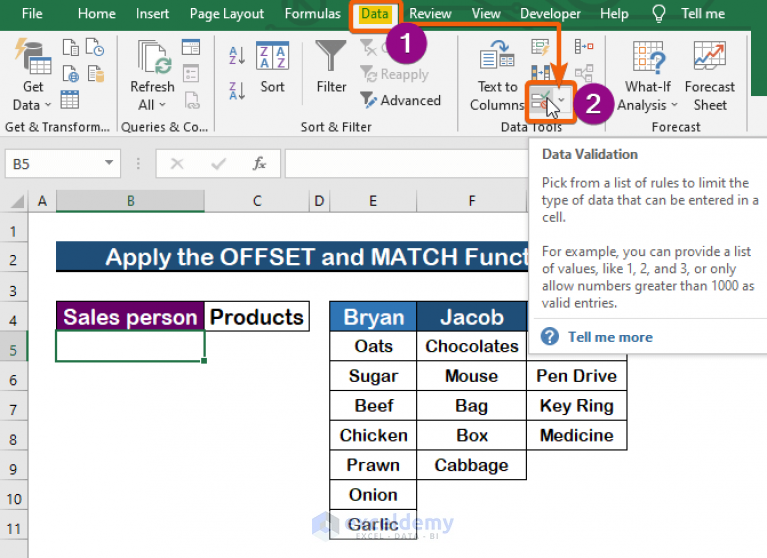 how-to-change-drop-down-list-based-on-cell-value-in-excel-2-ways