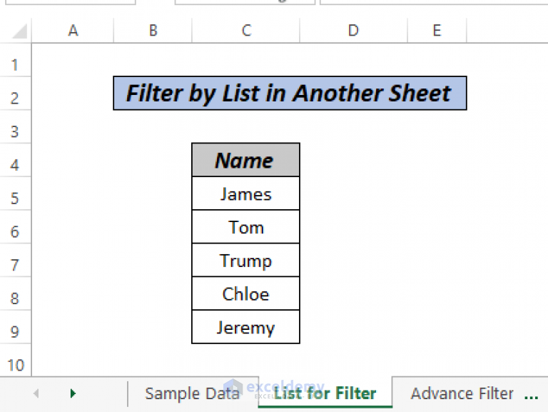 how-to-filter-by-list-in-another-sheet-in-excel-2-methods-exceldemy