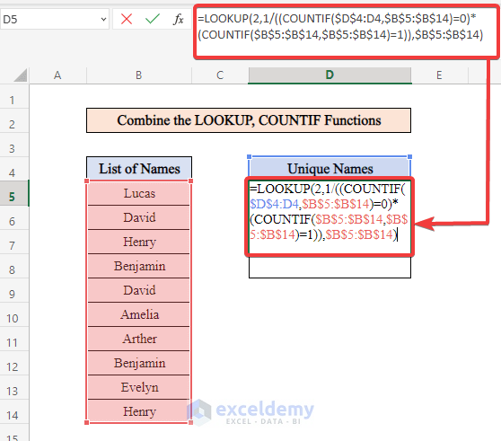 How To Extract Data From A List Using Excel Formula 5 Methods 