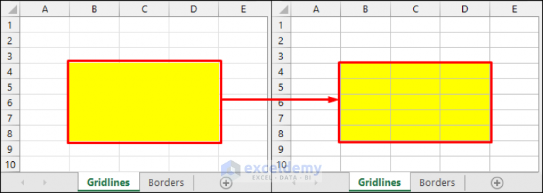 excel-fix-gridlines-disappear-when-color-added-2-solutions