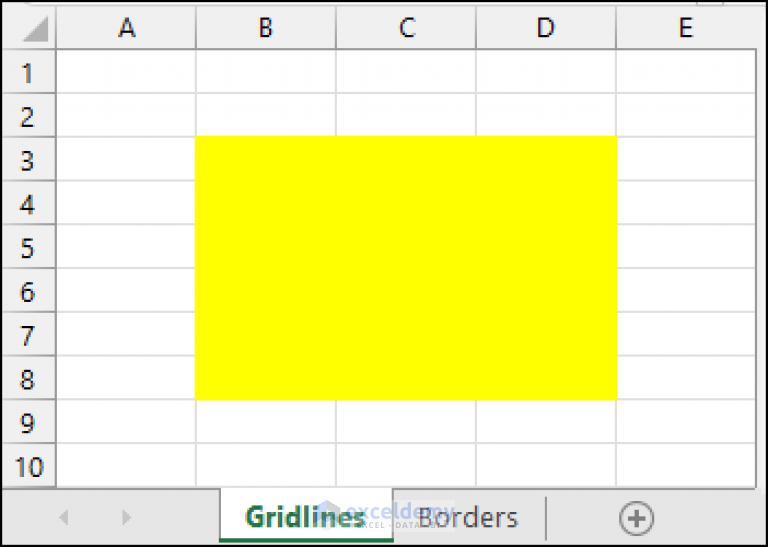 excel-fix-gridlines-disappear-when-color-added-2-solutions