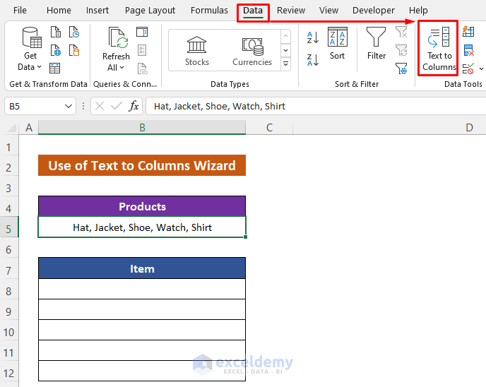 How To Split Data From One Cell Into Multiple Rows In Excel 3 Methods 