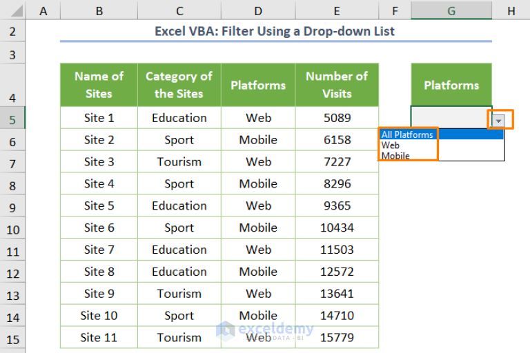 how-to-filter-based-on-cell-value-using-excel-vba-4-methods