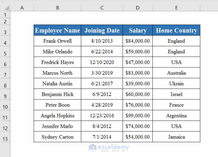 Excel Return Entire Column Based On Header