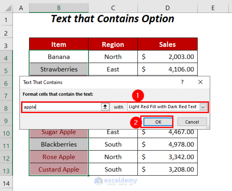 how-to-find-partial-match-in-two-columns-in-excel-4-methods