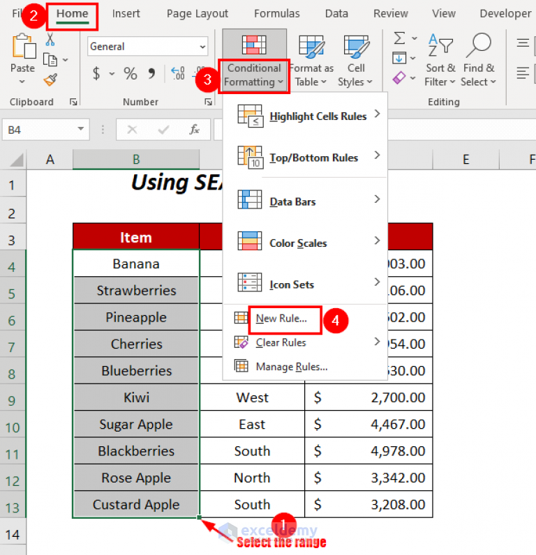 how-to-find-partial-match-in-two-columns-in-excel-4-methods