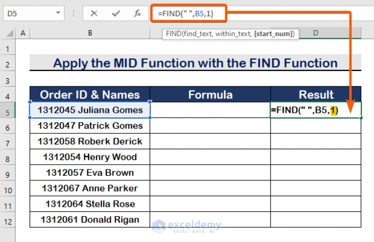 How To Extract Text After A Space In Excel