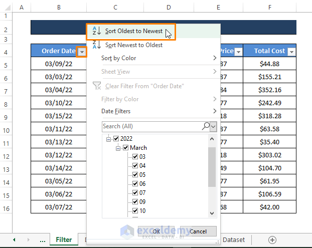 how-to-sort-rows-by-date-in-excel-8-methods-exceldemy