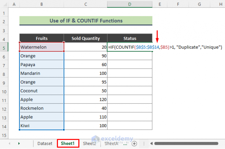 how-to-find-duplicates-in-excel-and-copy-to-another-sheet-5-methods