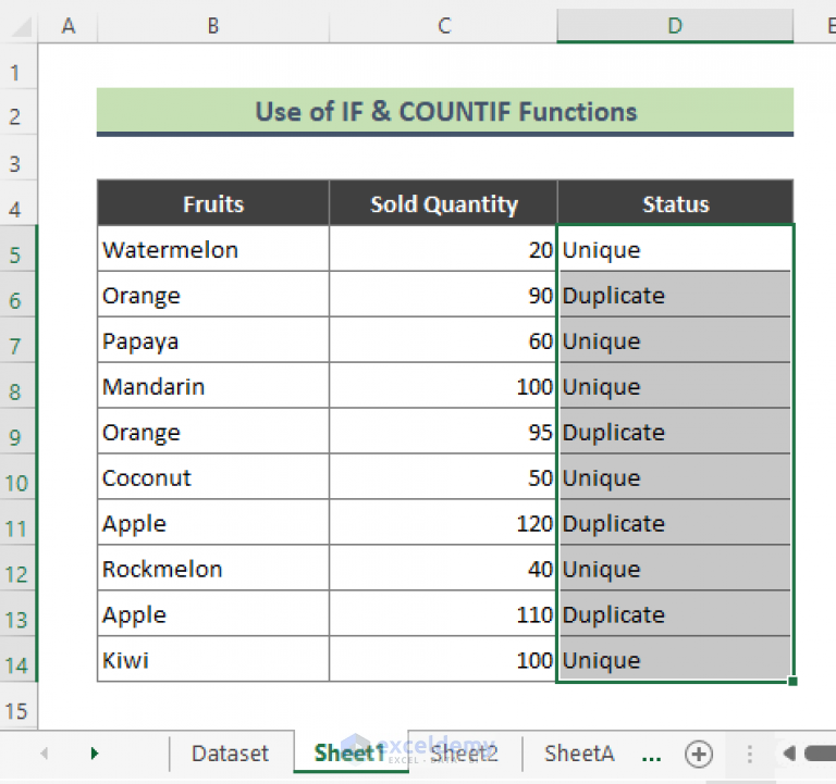 how-to-find-duplicates-in-excel-and-copy-to-another-sheet-5-methods