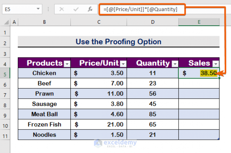 fix-formulas-not-copying-down-in-excel-table-3-solutions