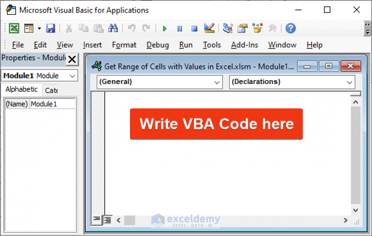 Excel Vba Find Range Of Cells With Values