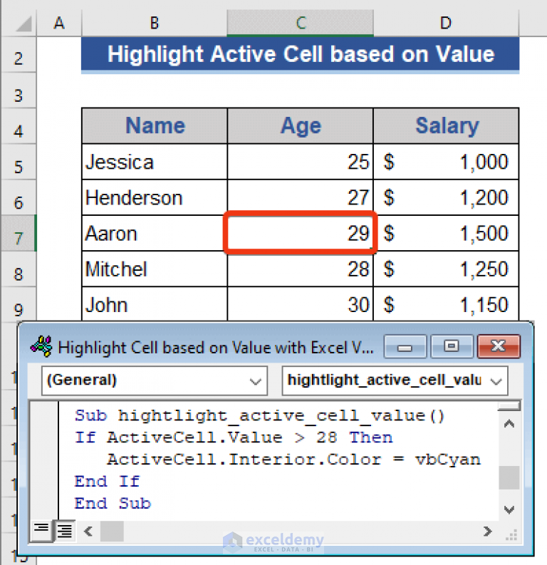 Excel Highlight Cell Based On Date Range