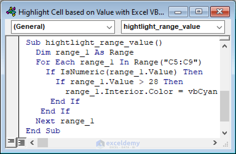 excel-vba-to-highlight-cell-based-on-value-5-examples-exceldemy