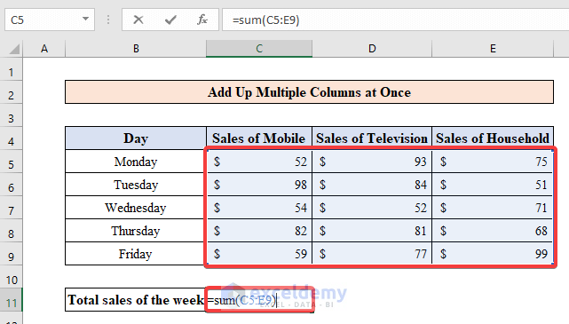 How Do I Add Up Columns In Google Sheets