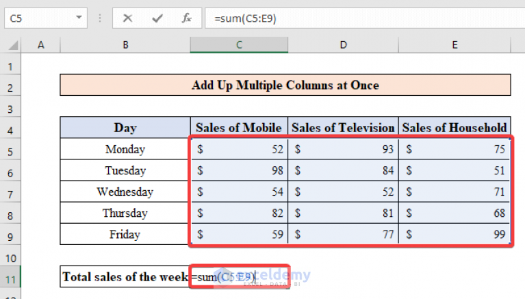 how-to-add-up-columns-in-excel-12-methods-exceldemy