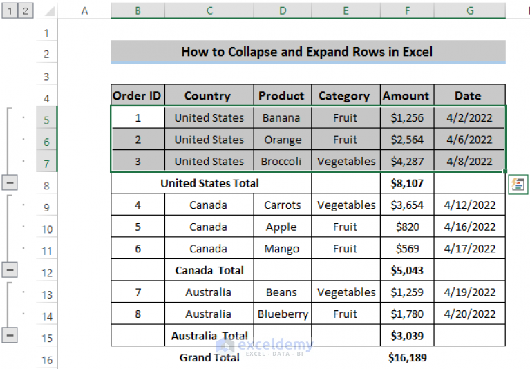 how-to-expand-and-collapse-rows-in-excel-with-easy-steps