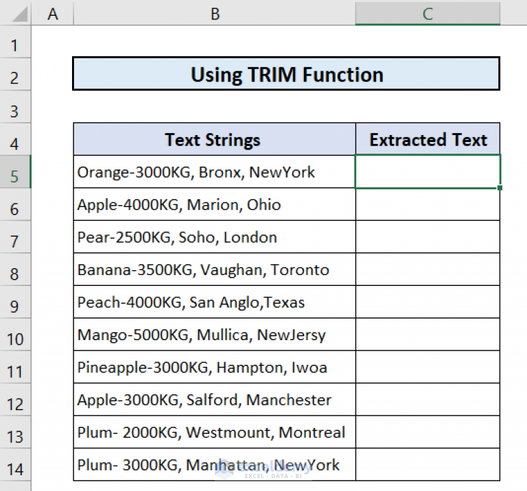 how-to-extract-text-between-two-commas-in-excel-4-easy-approaches