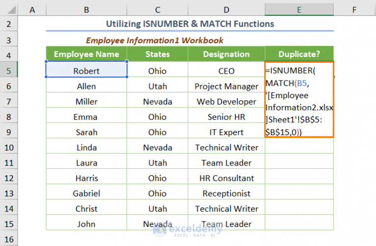 how-to-find-duplicates-in-two-different-excel-workbooks-5-methods